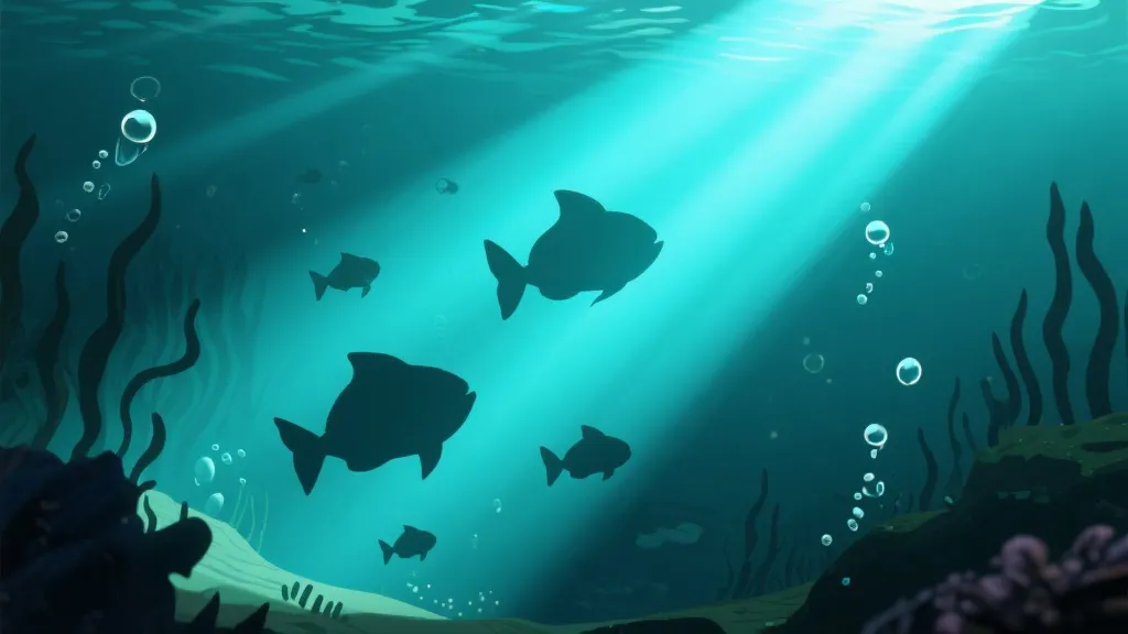 新手体验演示：光影海沟与海洋生物移动轨迹